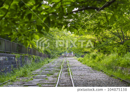 Kyoto, Keage Incline surrounded by fresh greenery, early summer season Kyoto, Keage Incline surrounded by fresh greenery, early summer season 104875138