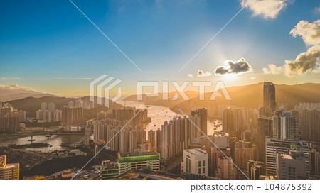 July 8 2021 Tsuen Wan District is a vibrant and bustling district July 8 2021 Tsuen Wan District is a vibrant and bustling district 104875392