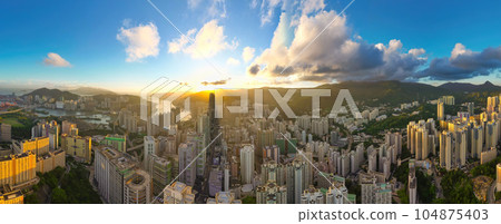 July 8 2023 Tsuen Wan District is a vibrant and bustling district 104875403