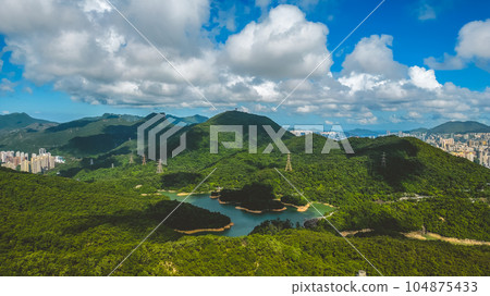July 8 2023 Harmony of urban and natural landscapes in Hong Kong 104875433