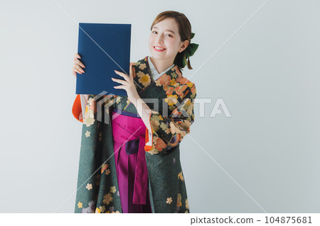 Hakama graduation ceremony Hakama graduation ceremony 104875681