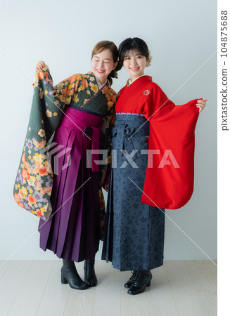 Hakama graduation ceremony Hakama graduation ceremony 104875688