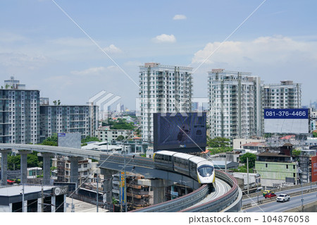 bangkok, electric train, train 104876058