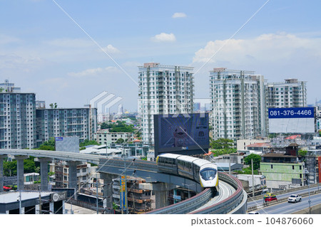bangkok, electric train, train 104876060