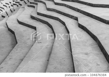 Abstract modern architecture template with gray concrete stairs Abstract modern architecture template with gray concrete stairs 104876384