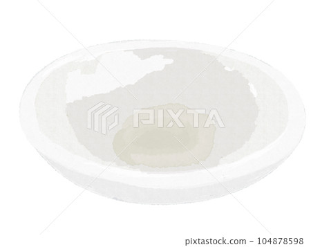 rounded white bowl 104878598