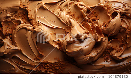 Delicious home made ice cream with coffee, desert menu, sweet concept Delicious home made ice cream with coffee, desert menu, sweet concept 104879180