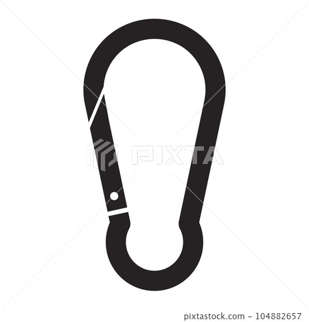 Mountain equipment Carabiner icon Mountain equipment Carabiner icon 104882657