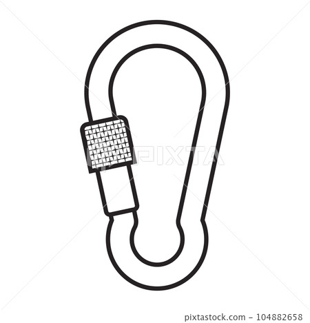 Mountain equipment Carabiner icon 104882658