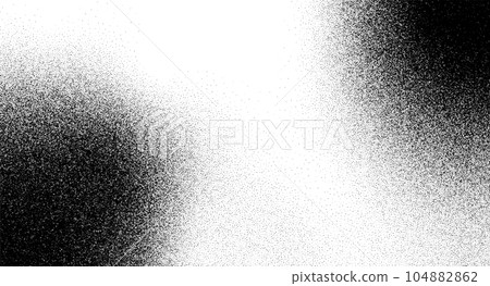 Gritty sand noise overlay, vintage grunge pattern on grainy background. Vector graphic with grunge texture, distressed black and white elements. Distressed patterns, halftone dots and speckle effects. Gritty sand noise overlay, vintage grunge pattern on grainy background. Vector graphic with grunge texture, distressed black and white elements. Distressed patterns, halftone dots and speckle effects. 104882862