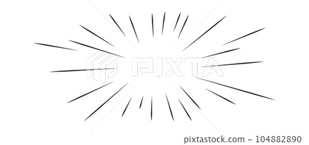 Comic action lines.Manga speed effect frame. Cartoon boom,bang,radial burst.Vector isolated illustration Comic action lines.Manga speed effect frame. Cartoon boom,bang,radial burst.Vector isolated illustration 104882890