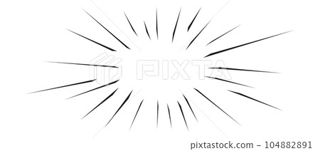Comic action lines.Manga speed effect frame. Cartoon boom,bang,radial burst.Vector isolated illustration Comic action lines.Manga speed effect frame. Cartoon boom,bang,radial burst.Vector isolated illustration 104882891