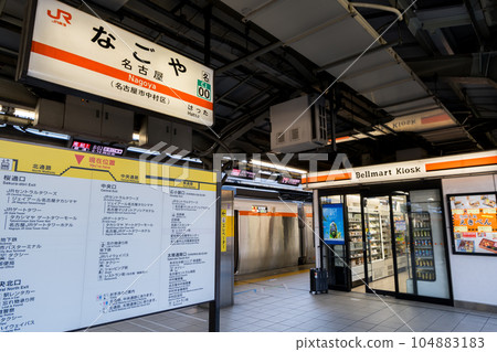 [Nagoya Station] Limited Express Nanki No. 1 waiting for departure 104883183