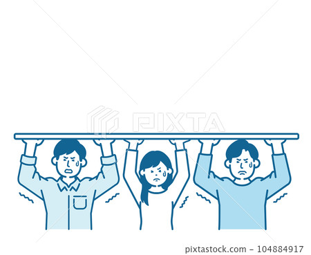 男人和女人承擔重擔 104884917