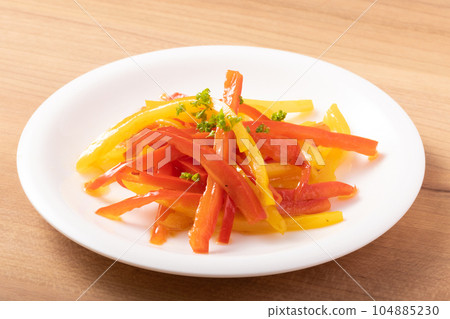 Marinated paprika Marinated paprika 104885230