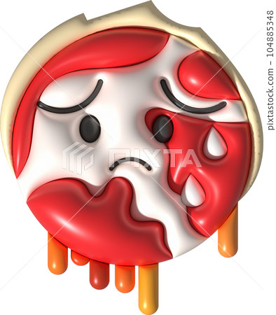 3D illustration Global warming increase temperature earth. 104885348