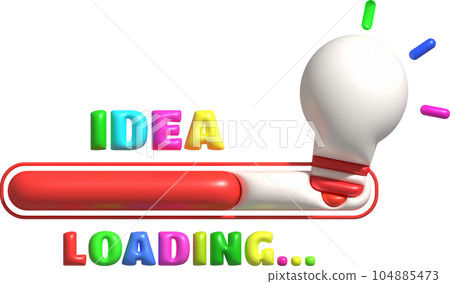 Loading bar and progress visualization of light... - Stock Illustration ...