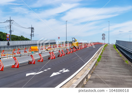 高速公路4車道橋樑建設埼玉縣道27號東松山鴻巢線2023.07 c-1 104886018