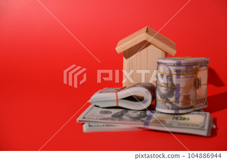 Banknotes money for money saving, American dollars, Cash money dollars, Business investment and income, Global financial crisis, People saving money Banknotes money for money saving, American dollars, Cash money dollars, Business investment and income, Global financial crisis, People saving money 104886944