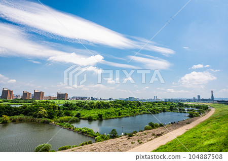 淀川城北魔杖風景 淀川城北魔杖風景 104887508