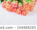 Bouquet of colorful roses 104888265