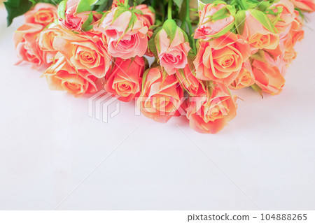 Bouquet of colorful roses Bouquet of colorful roses 104888265