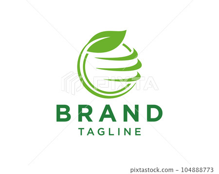 Global Nature Logo. World Globe Icon with Leaf Symbol around. Usable for Business, Nature, Environment, Science and Ecology Logos. Flat Vector Logo Design Template Element. Global Nature Logo. World Globe Icon with Leaf Symbol around. Usable for Business, Nature, Environment, Science and Ecology Logos. Flat Vector Logo Design Template Element. 104888773