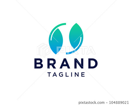 Abstract Natural Ecology Logo. Blue Leaf Symbol Combination isolated on White Background. Usable for Healthcare and Nature Logos. Flat Vector Logo Design Template Element Abstract Natural Ecology Logo. Blue Leaf Symbol Combination isolated on White Background. Usable for Healthcare and Nature Logos. Flat Vector Logo Design Template Element 104889021