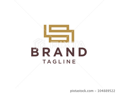 Abstract Letter S Flat Monochrome Vector Logo. Use for Business and Branding Logos.Flat Vector Logo Design Template Element. Abstract Letter S Flat Monochrome Vector Logo. Use for Business and Branding Logos.Flat Vector Logo Design Template Element. 104889522