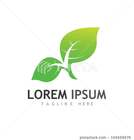 leaf logo and vector images leaf logo and vector images 104889876