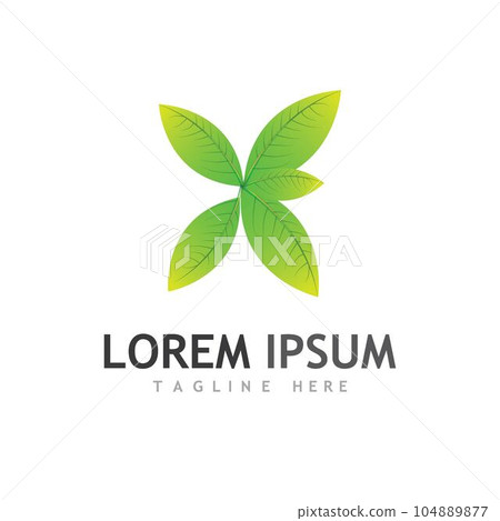 leaf logo and vector images leaf logo and vector images 104889877