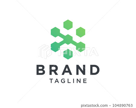 Initial Letter T Logo. Green Geometric Shape Linear Style isolated on White Background. Usable for Business and Branding Logos. Flat Vector Logo Design Template Element. Initial Letter T Logo. Green Geometric Shape Linear Style isolated on White Background. Usable for Business and Branding Logos. Flat Vector Logo Design Template Element. 104890763