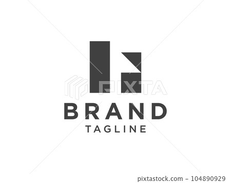 Abstract Initial Letter H Logo. Black Lines Symbol Infinity Style on White Background. Usable for Business, Healthcare, Nature and Beauty Logos. Flat Vector Logo Design Template Element Abstract Initial Letter H Logo. Black Lines Symbol Infinity Style on White Background. Usable for Business, Healthcare, Nature and Beauty Logos. Flat Vector Logo Design Template Element 104890929