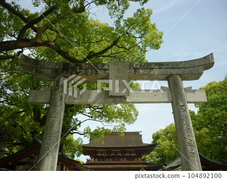 Torii of Dazaifu Tenmangu Shrine 104892100