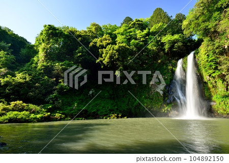 Fresh green Hattan Waterfall 104892150