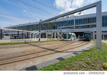 Toyama City Tram and Toyama Station 104892919