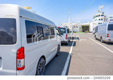 Tsugaru Kaikyo Ferry Cruise Car Ferry Camper 104893209