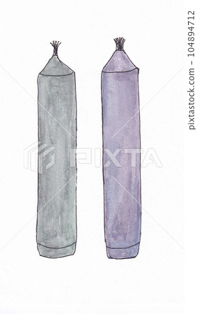 winter candles 104894712