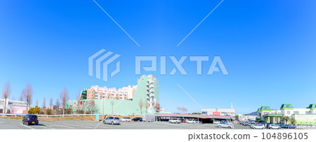 The scenery around the amusement park official hotel that shines against the blue sky (Greenland) Arao City The scenery around the amusement park official hotel that shines against the blue sky (Greenland) Arao City 104896105