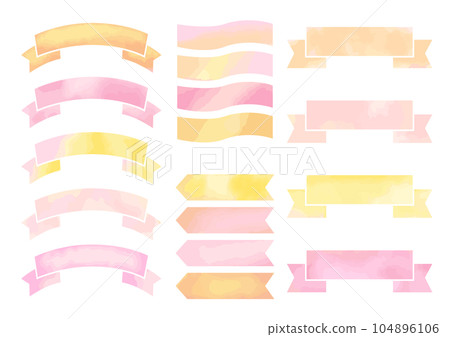 watercolor ribbon watercolor ribbon 104896106