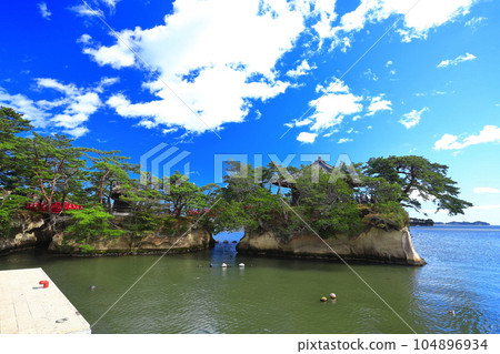 [宮城縣]松島天道在晴朗的天空下 104896934