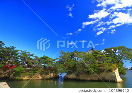 [宮城縣]松島天道在晴朗的天空下 104896940