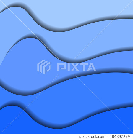 Paper cut 3D like wavy background. Colorful abstract wallpaper. Paper cut 3D like wavy background. Colorful abstract wallpaper. 104897259