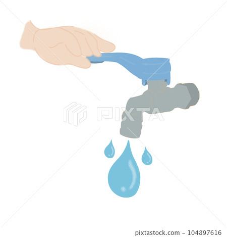 Turn off the faucet Turn off the faucet 104897616