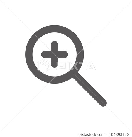 Simple, easy-to-use magnifying icons ideal for product design, app development, and programming Simple, easy-to-use magnifying icons ideal for product design, app development, and programming 104898120