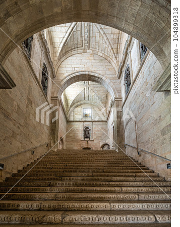 Interior of the monastery of Oseira at Ourense, Galicia, Spain Interior of the monastery of Oseira at Ourense, Galicia, Spain 104899318