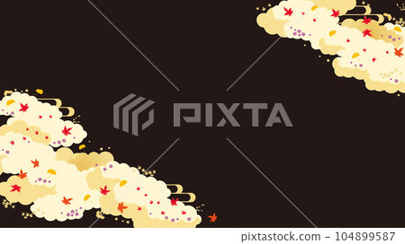 Wafu background material 2023-Aki 1-2 vector Wafu background material 2023-Aki 1-2 vector 104899587