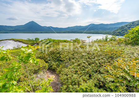 Osorezan Gochiyama Observation Deck Usoriyama Lake 104900988