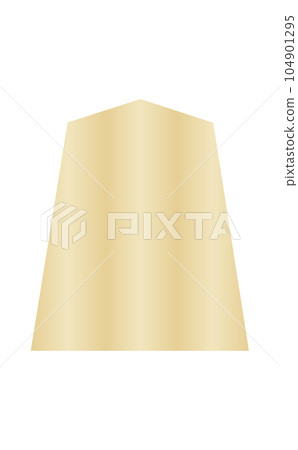 Shogi pieces plain wood grain 104901295