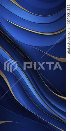 Smooth trail of light on a black background Graphical background material (Generative AI) 104901351